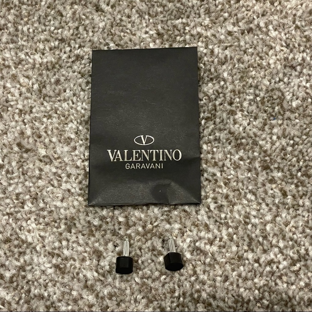 Valentino Garavani Black Envelope Black Heel Tap Replacement